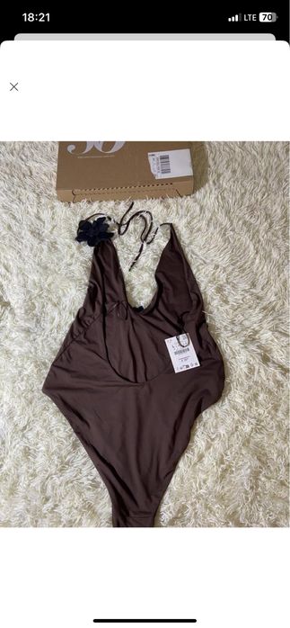 Сплошной купальник zara L