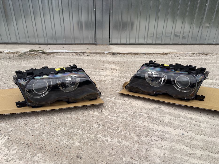 BMW E46 Coupe Cabrio BOSCH Bi Xenon NOWE Regeneracja Lampy Reflektory przedlift Oryginał piekne Europa komplet