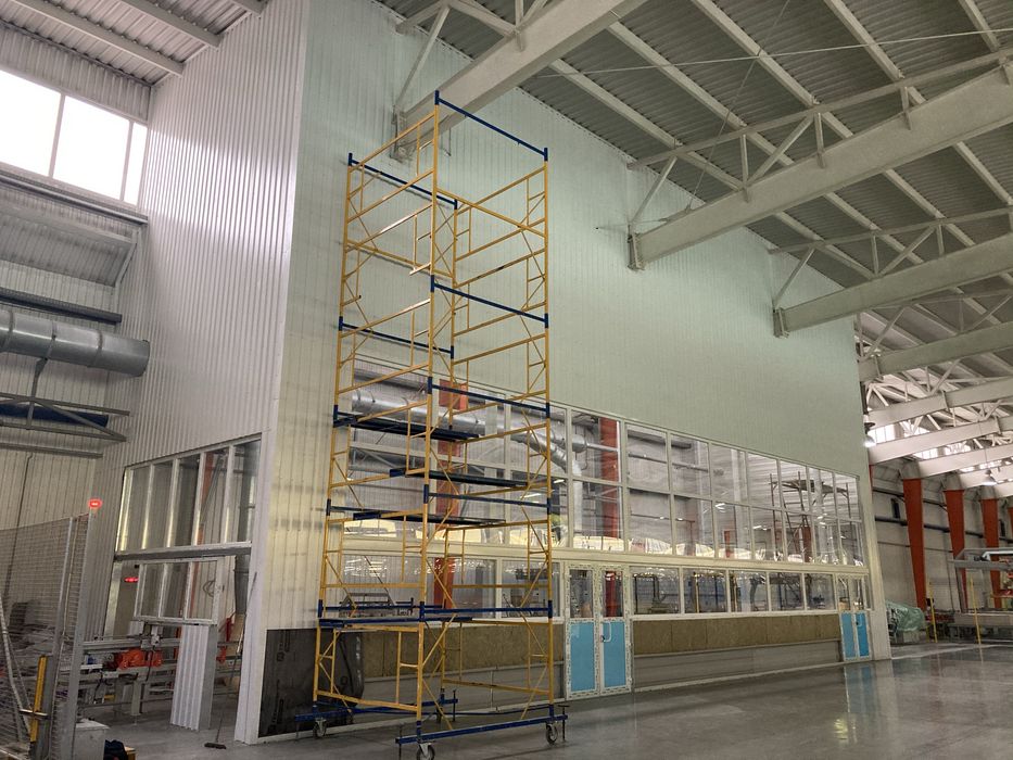 Монтаж кровли и фасада