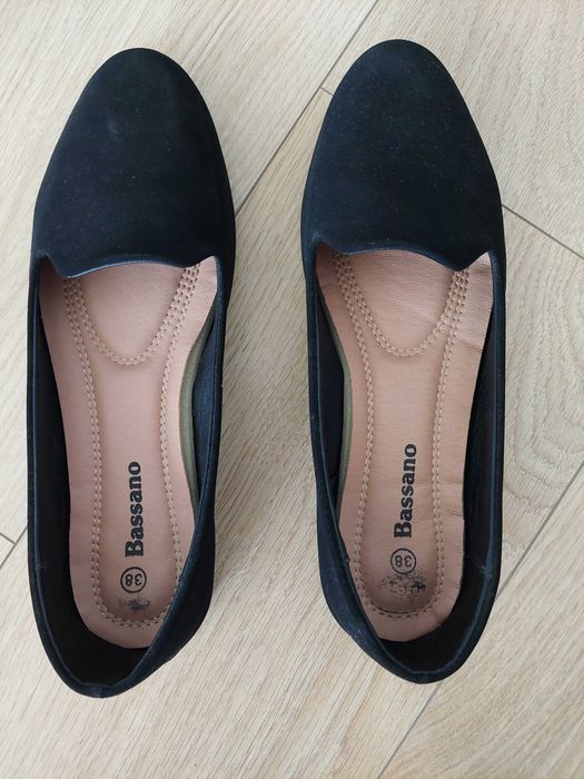 Buty czarne rozmiar 38 baletiny