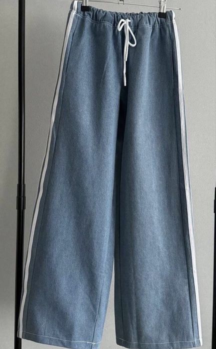 Стильные джинсы с лампасами, 164