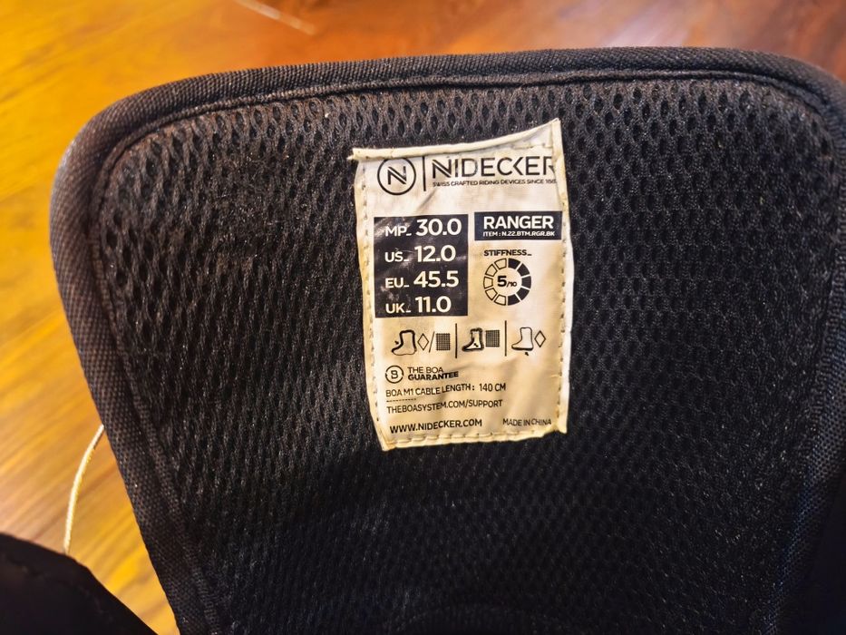 Nidecker ranger 45 45.5 buty snowboard
