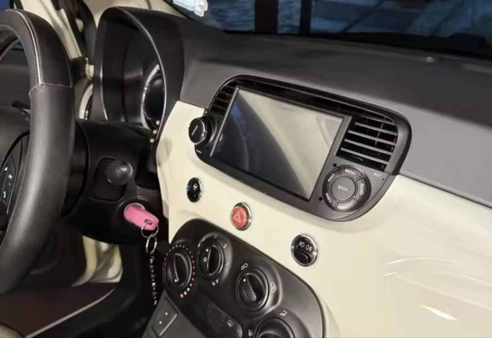 Radios novos fiat 500 com gps dvd bluethoot carplay