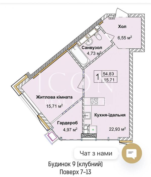 БЕЗ % Продаж квартири | 55м² | ЖК «Новопечерські липки»