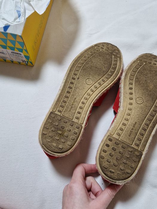 Еспадрильї Verbenas CARMEN SERRAJE FUEGO Колір Fire Red 39 розмір замш