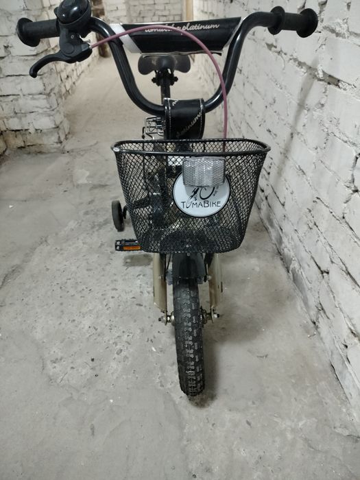 Rowerek 12cali złoty