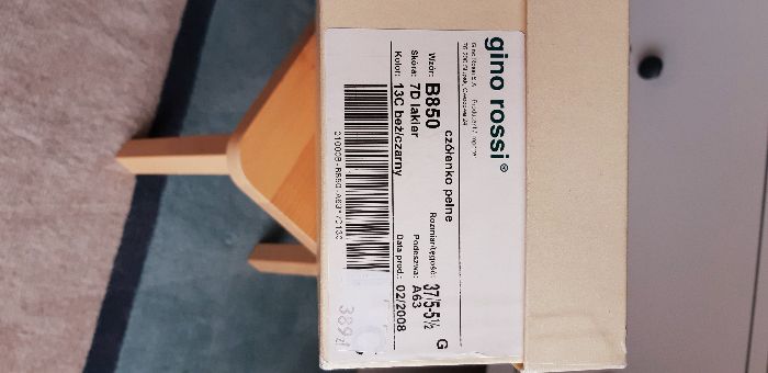 szpilki GINO ROSSI skóra lakierowana r.37