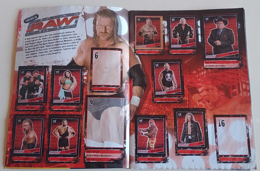 Caderneta WWE CHAMPIONS (2006) (Incompleta)