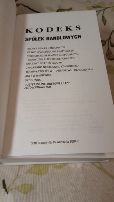 Kodeks spółek handlowych.