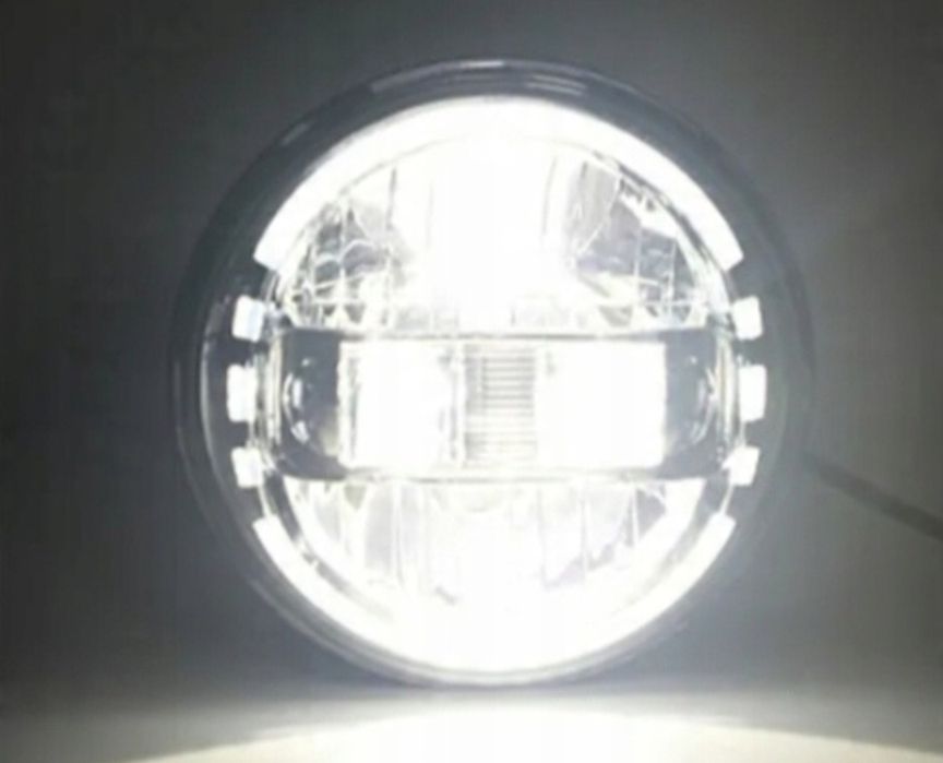 Lampy REFLEKTORY przód LED 7" Jeep Wrangler JK TJ CJ King Kong Extreme
