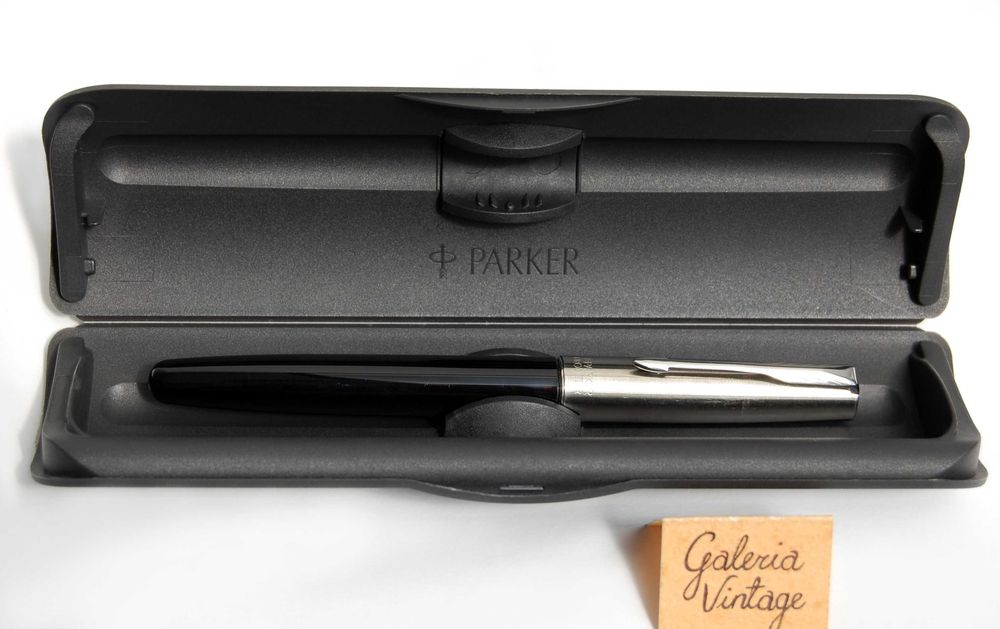 Parker Frontier made in U.K., 2000 r. pióro wieczne czarne, vintage