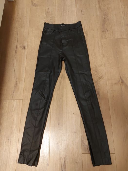 Лосини, легінси Zara шкірзам, кожзам лосины