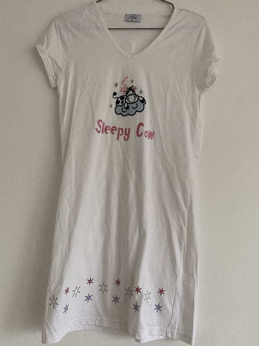 Koszula nocna, do spania biała