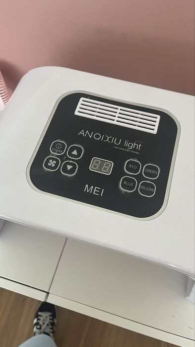 LED terapia com oculos