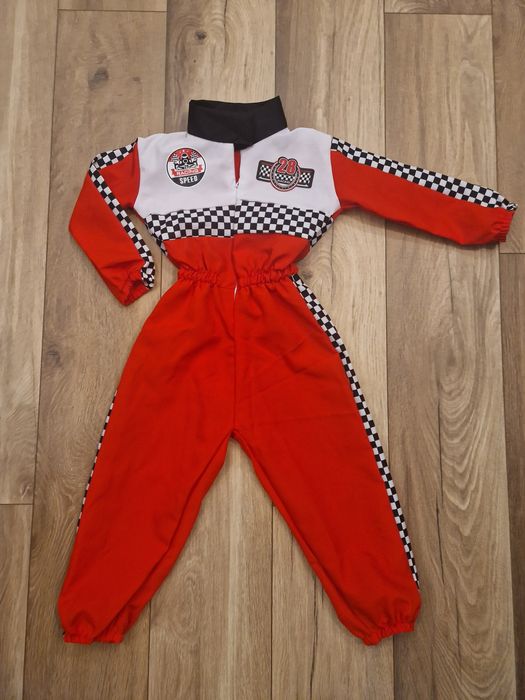 Strój karnawałowy kierowca rajdowy 90cm