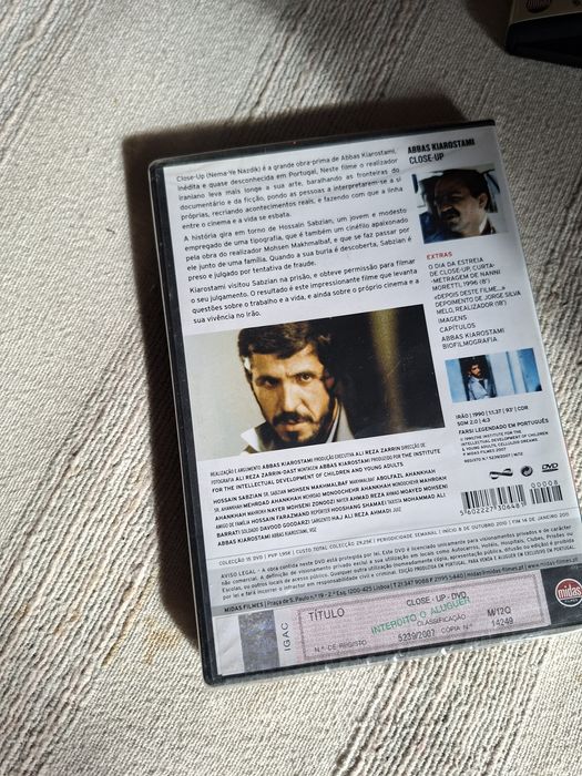 Dvd Abbas Kiarostami filme Close Up