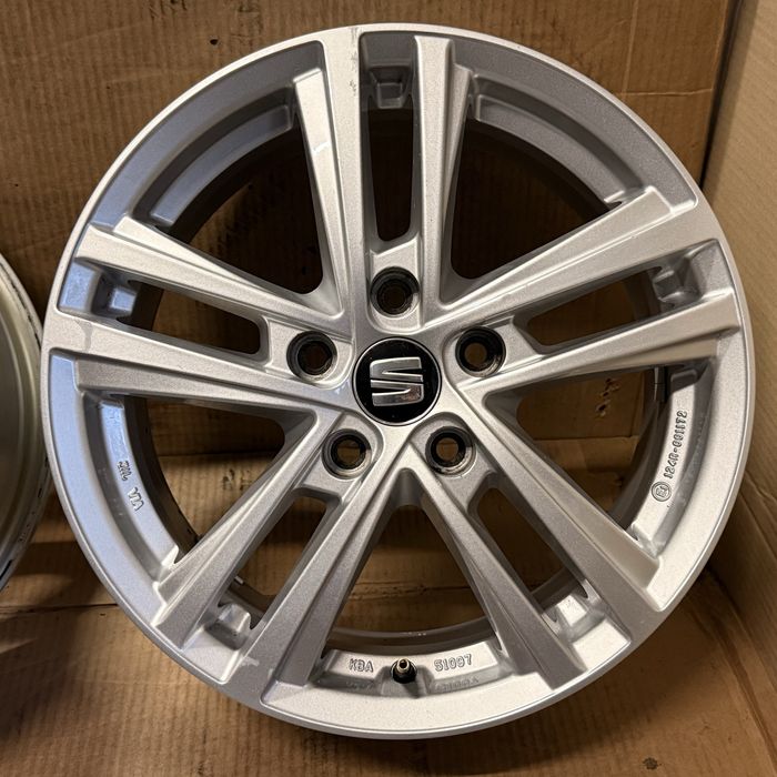 Oryg. alufelgi SEAT 16” 5x112/ ET46/ 6,5Jx16H2 z czujnikami TPMS