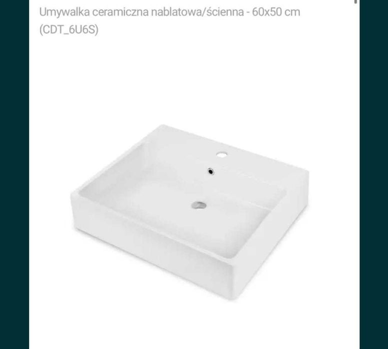 Umywalka nablatowa Deante 60x50