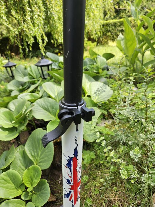 Hulajnoga biala amortyzator