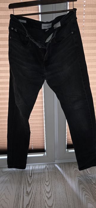 Calvin Klein Slim Taper Black Jeans