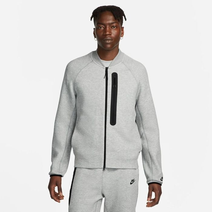 Bluza rozpinana szara z logo Nike S