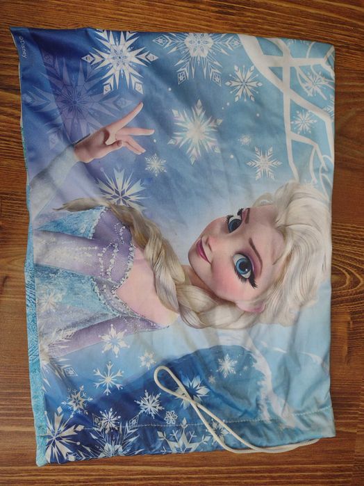 Piękny worek z elsą na buty/WF z miejscem na imię dziecka