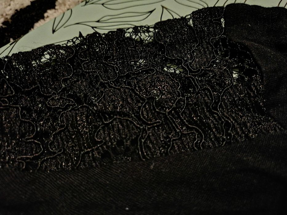 Orsay Koszula Bluzka Z wstawkami z koronki, i ozdobną stójką NOWA xs-M