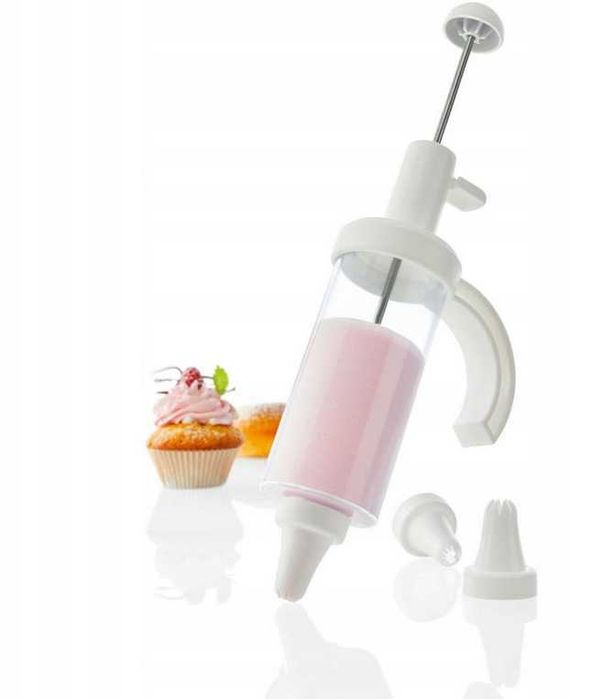 ERNESTO Dekorator do Ciast Tortów Szpryca 5 końcówek