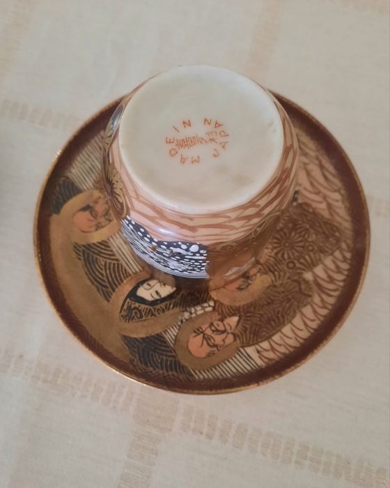2 chávenas de café porcelana japonesa