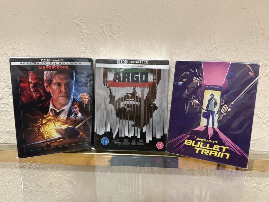 Колекція з 6 стілбуків steelbook 4K Ultra HD