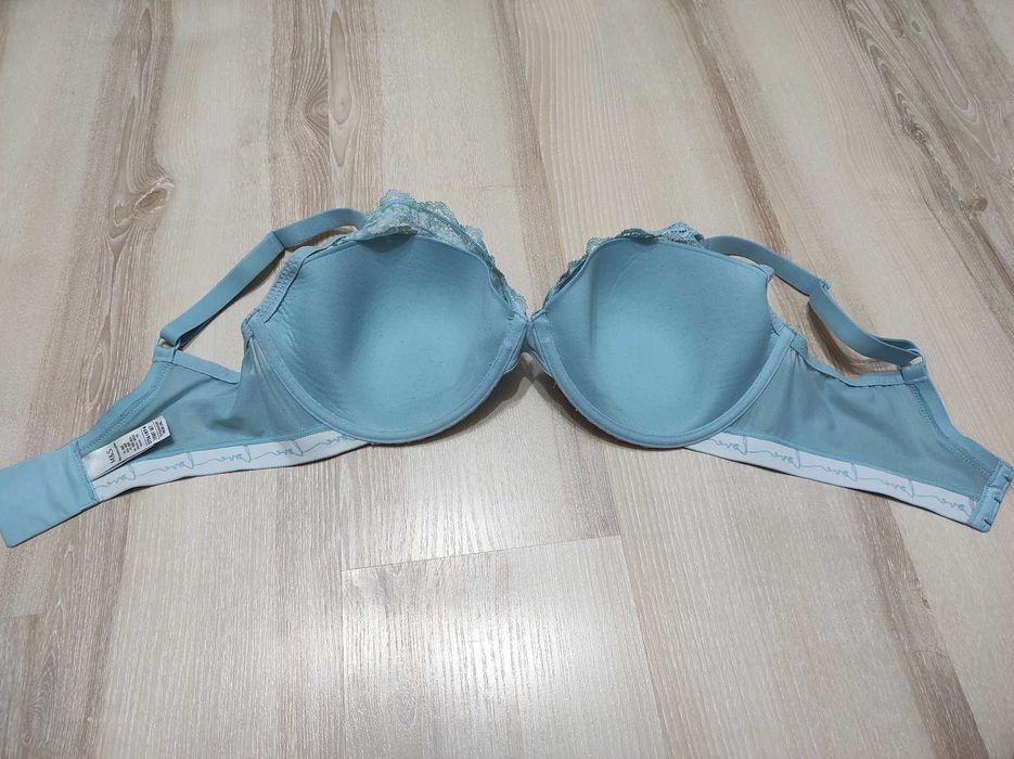 Зручний м'який бюстгальтер із мереживом, ліф із литими чашками 80F (D)