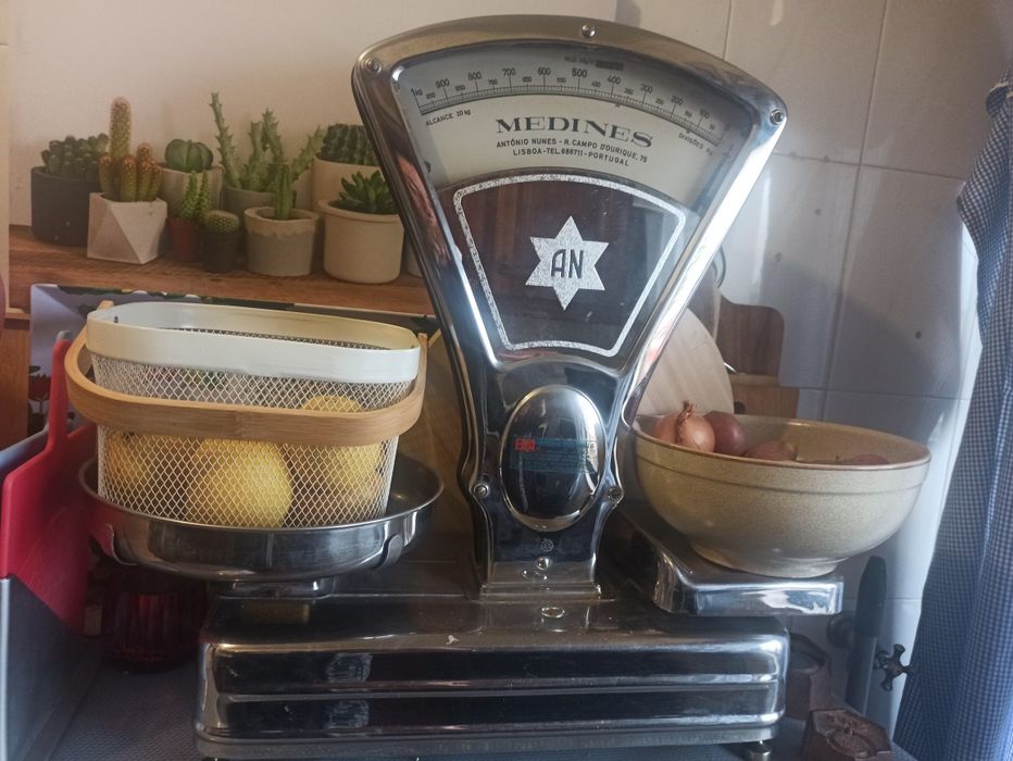 Antiga balança de mercearia