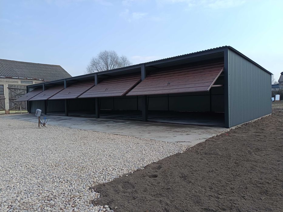 garaz blaszany 15x6 garaż blaszak  garaże blaszane profil 7x5 3x6 6x6