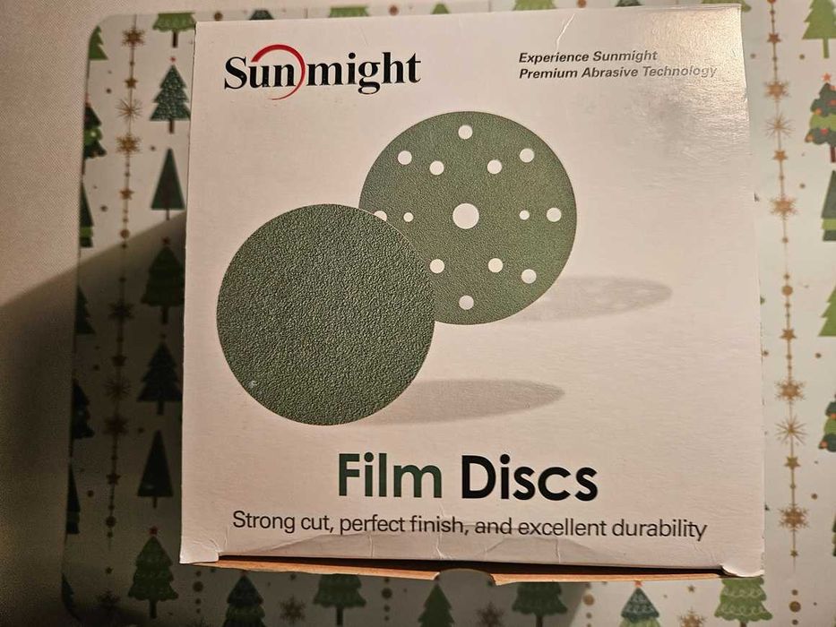 Papier ścierny Sunmight gradacja P-180 krążki fi 150 mm