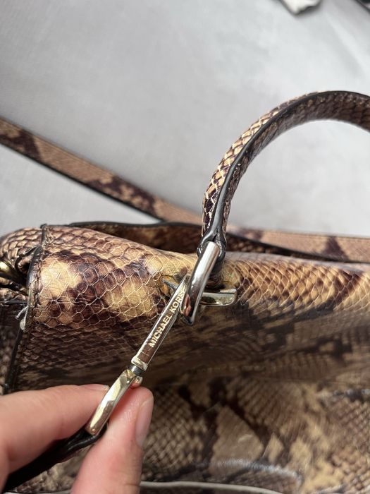 Torebka Michael Kors Ava Medium Python Snake