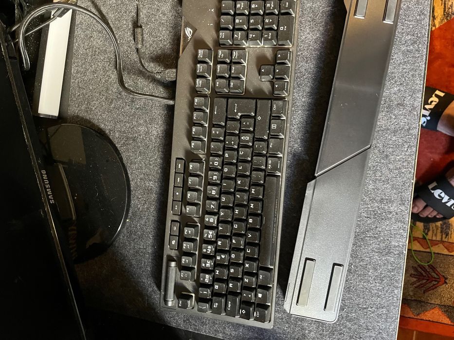 asus rog strix flare teclado gaming