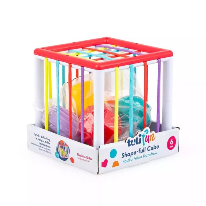 TuliFun. Kostka pełna kształtów, sorter. Dumel Discovery