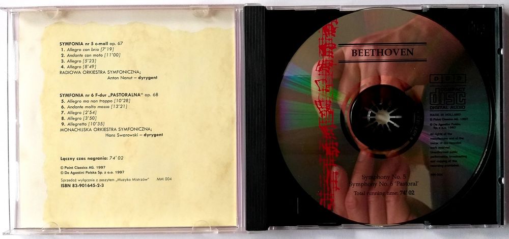 Beethoven Wielkie Symfonie 1997r