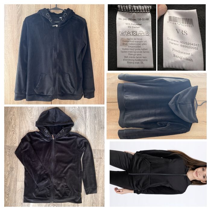 Джемпер H&M. Велюрова кофта VRS