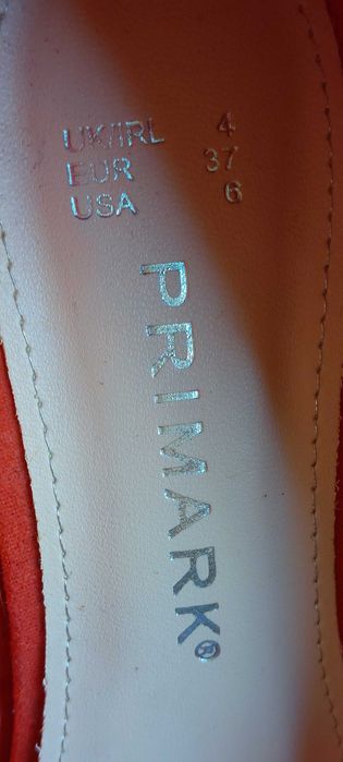 Sapatos Vermelhos Stiletto Primark 37