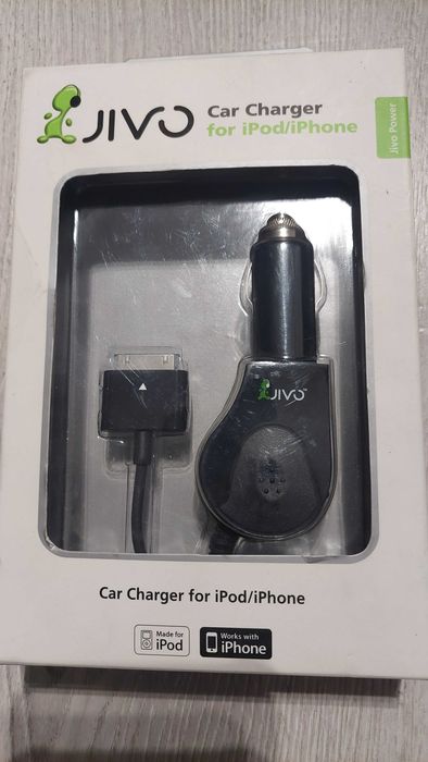 Ładowarka samochodowa JIVO IPHONE 3G, IPOD nowa rarytas
