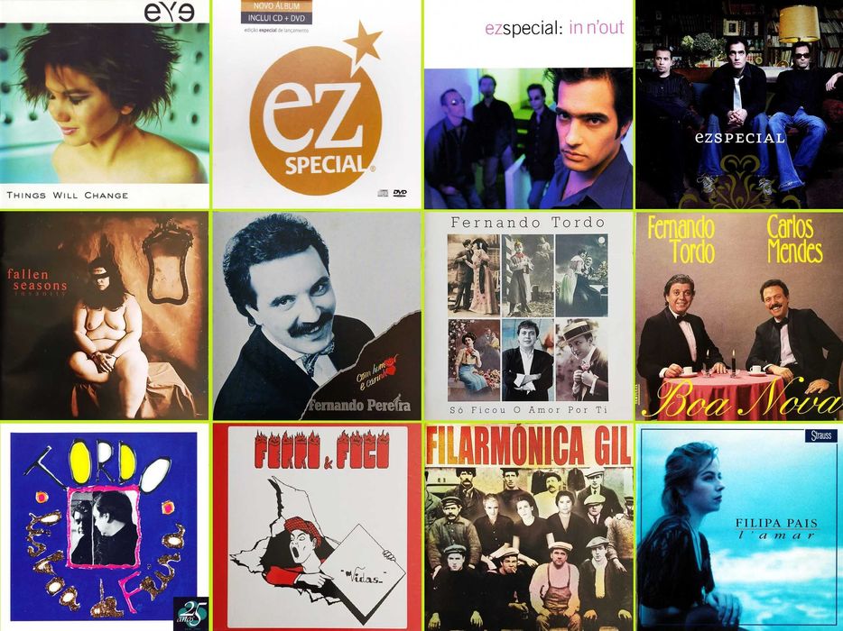 96 CDs - Música Portuguesa - Raros - MUITO BOM ESTADO
