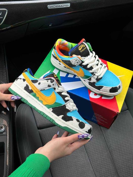ЦІНУ ЗНИЖЕНО — Жіночі Nike SB Dunk Low Ben & Jerry’s Chunky Dunky