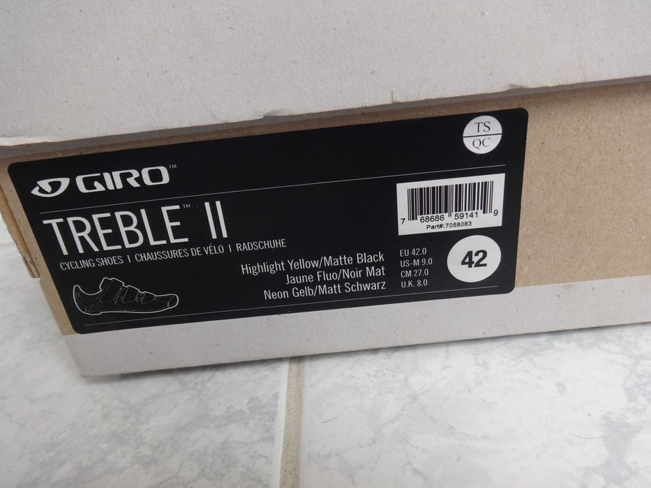 Sapato Ciclismo Estrada Giro Treble II