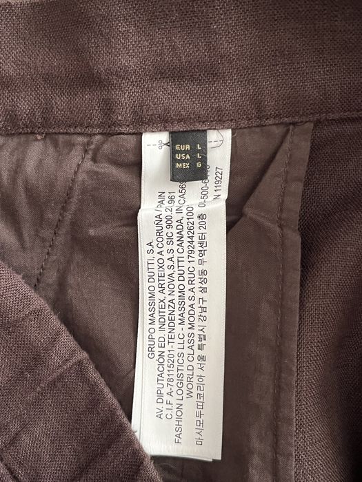 Лляні шорти  Massimo Dutti