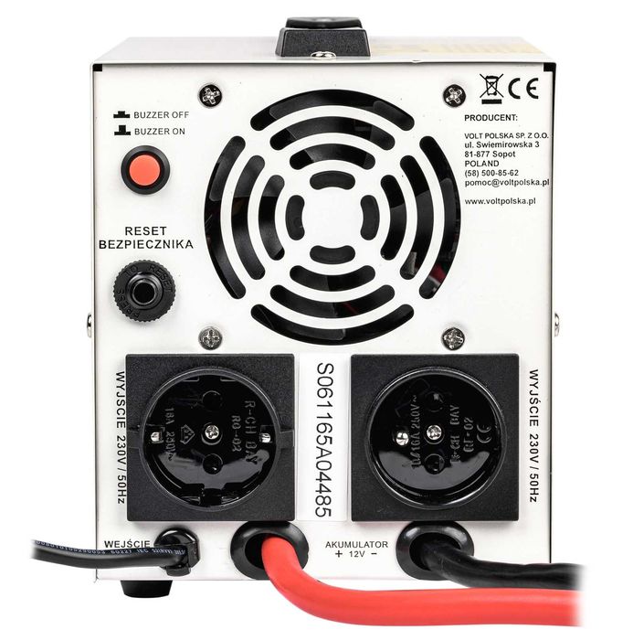 ДБЖ/UPS Volt Polska SINUS PRO 1100E PLUS 12V 700/1100W (3SPM11012M)