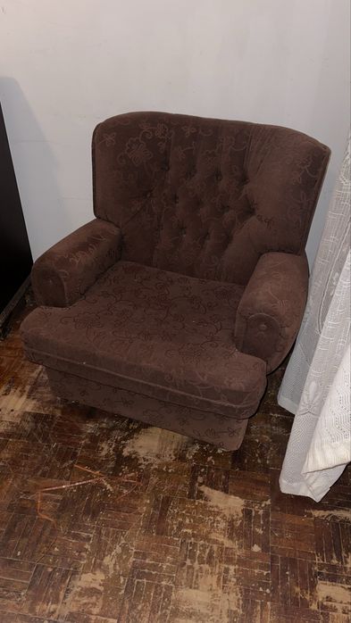 Conjunto de 2 poltronas em tecido