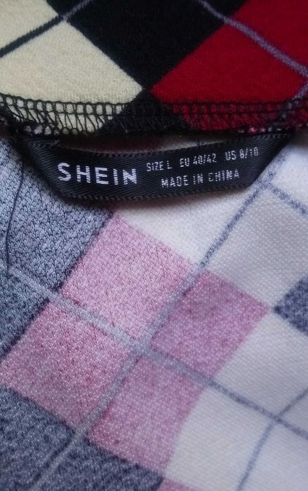 Гольф р.40-42, бренд Shein, принт – різнокольорова клітина