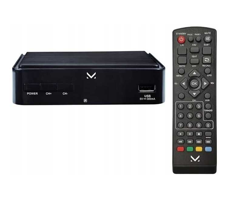 Majestic Dec 665HD/Usb Dekoder DVB-T/T2 HD z Usb i Hdmi