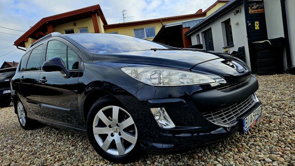 Peugeot 308 2010r. 1.6 16V 109km, 7 osób alu klima android zamiana